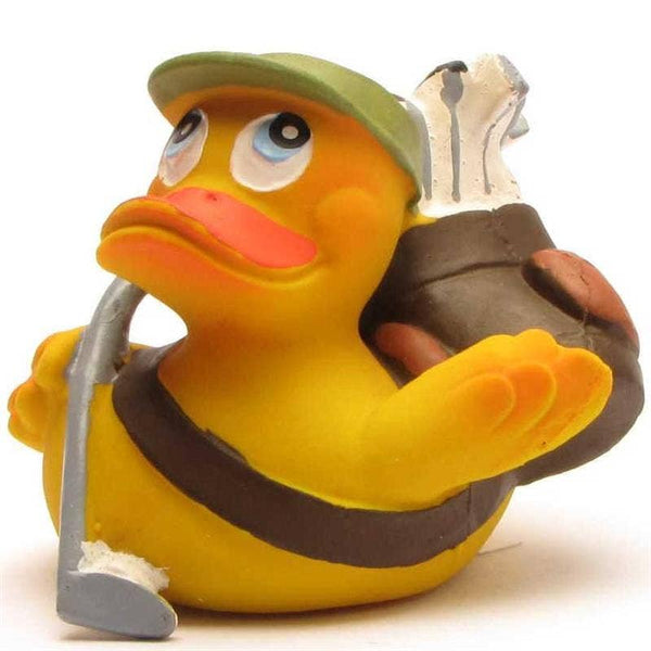 Canard en caoutchouc golfeur - canard en caoutchouc
