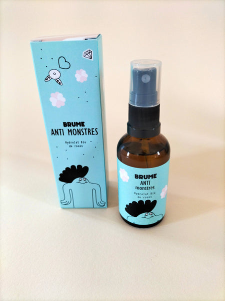 Brume Magique Anti-Monstres à l'Eau Florale de Roses Bio