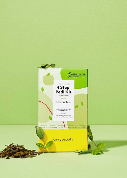Kit de Pédicure en 4 Étapes - Thé Vert