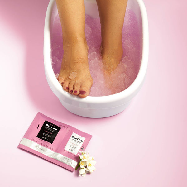 Soin des pieds K-Beauty : Gel-Ohh ! Jelly Spa Pedi — Délice de jasmin