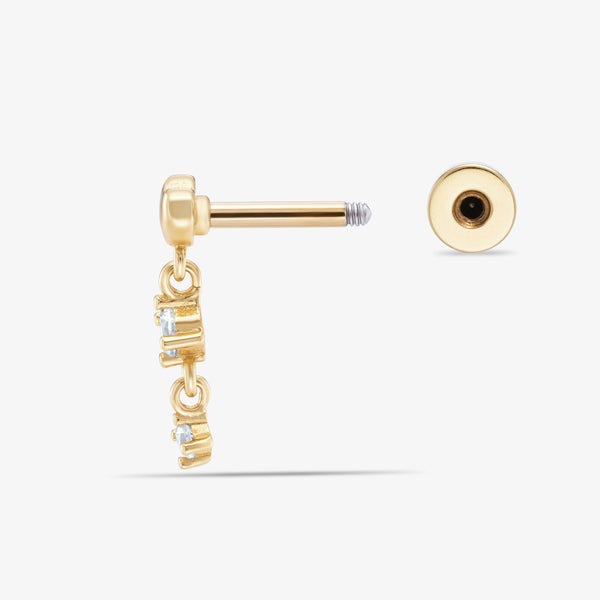 Piercing Éternité: Or / 6mm