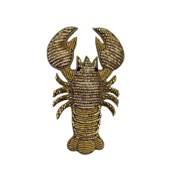 Trousse de maquillage à imprimé léopard & Broche homard: Petit