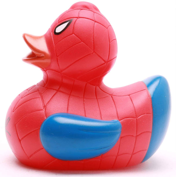Canard de bain super-héros rouge-bleu - Canard en caoutchouc