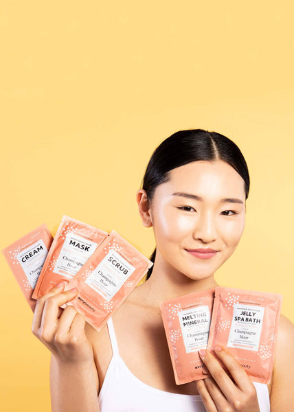 Gel-Ohh! Kit Jelly Spa pour pédicure en 5 étapes – Heure du champagne