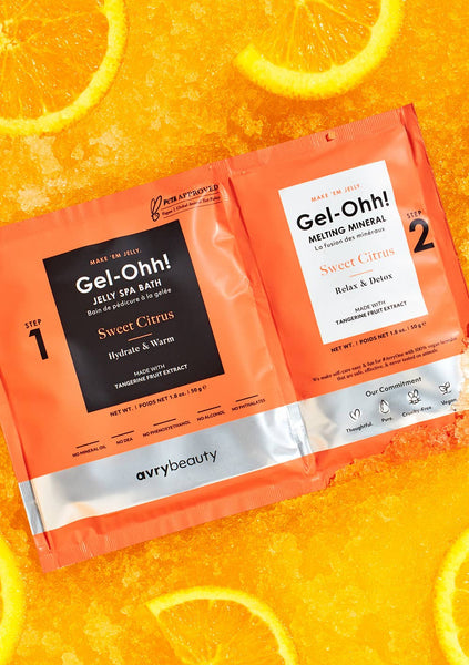 Soins des pieds K-Beauty : Gel-Ohh ! Jelly Spa Pedi — Douceur d'agrumes