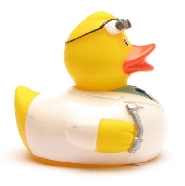 Canard en caoutchouc dentiste