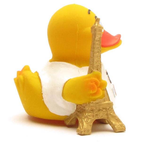 Canard en caoutchouc Paris avec Tour Eiffel