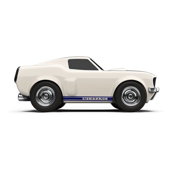 Petite voiture jouet Ford Mustang Beige