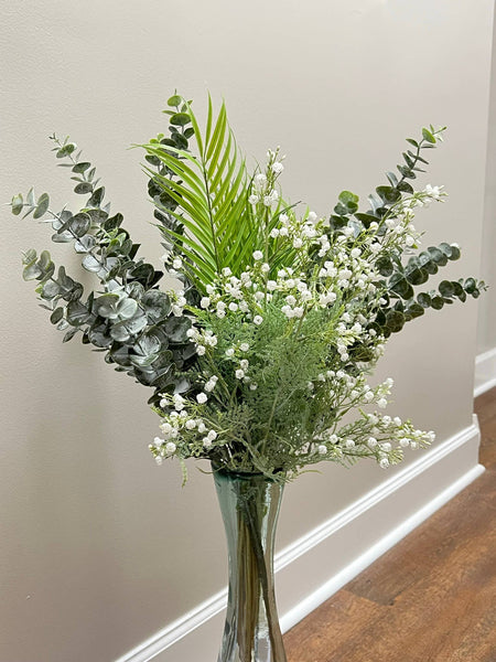 Spray de gypsophile doux givré pour créations décoratives