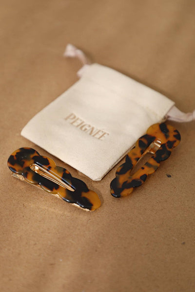 Barrettes Signature - Panthère (Paire)