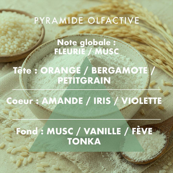 Poudre de Riz - Bougie parfumée 180g