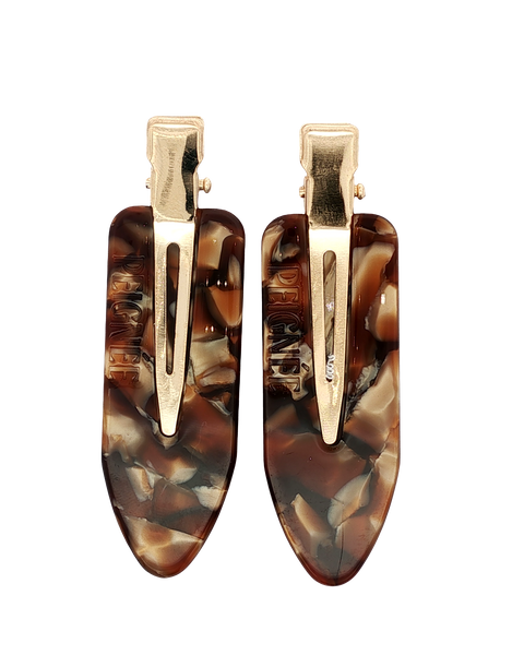 Barrettes - Expresso (Paire)