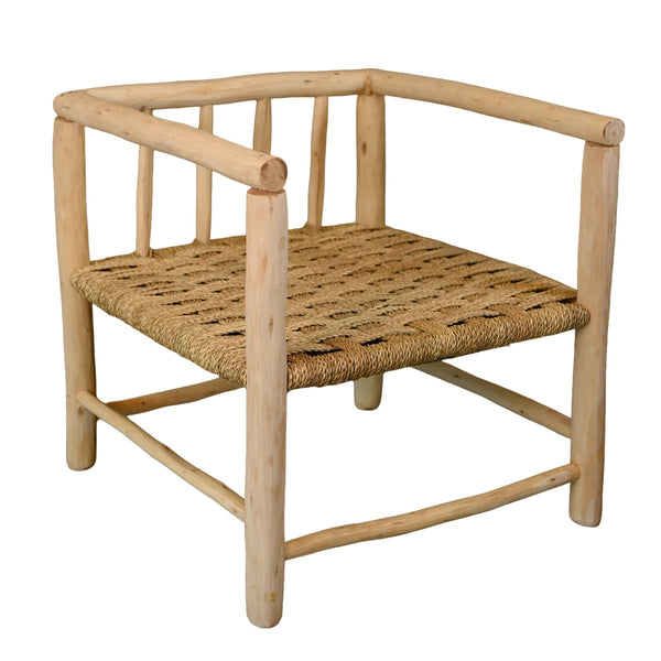 Fauteuil bois massif ASILAH