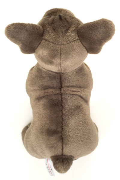 Bouledogue français gris 30 cm - Peluche - Jouet en peluche
