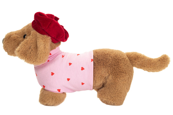 Teckel femelle Amelie 26 cm - Peluche - Jouet en peluche