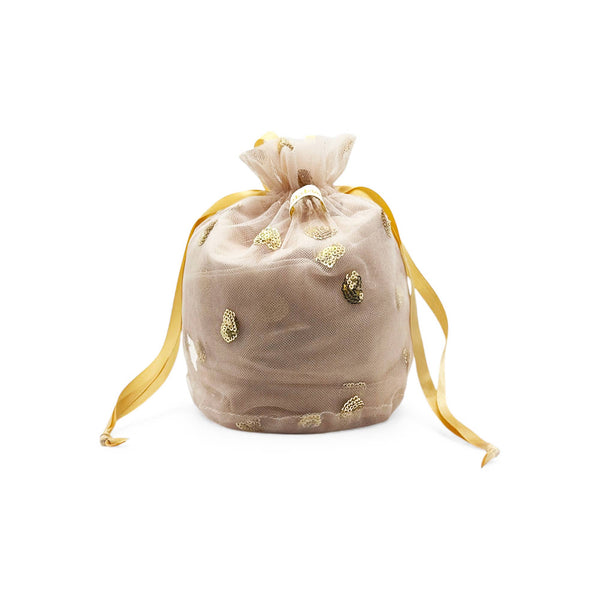 Jupe Joséphine courte - Beige coeur doré 