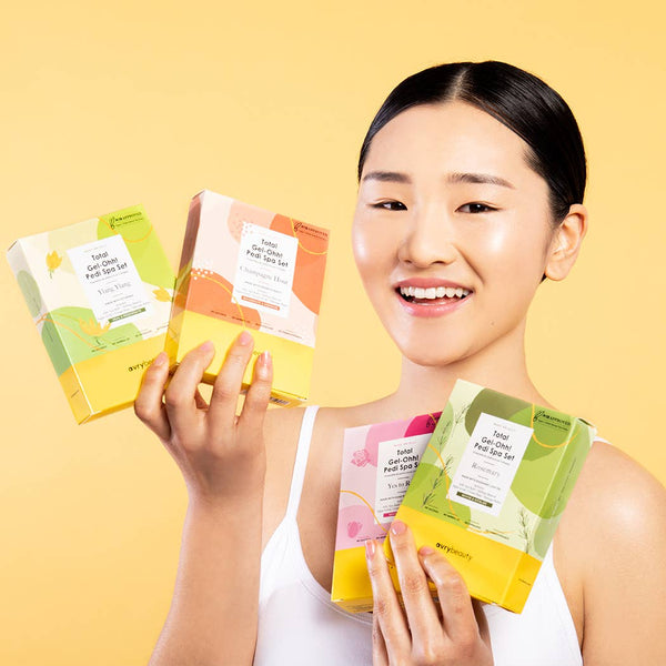 Gel-Ohh! Kit Jelly Spa pour pédicure en 5 étapes – Heure du champagne