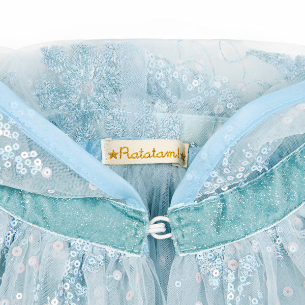 Cape princesse des glaces bleu