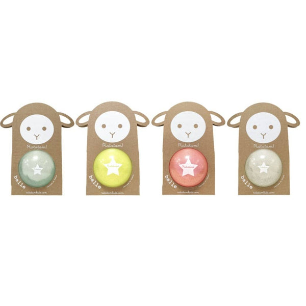 Petit ballon pailleté mouton bleu summer 10 cm