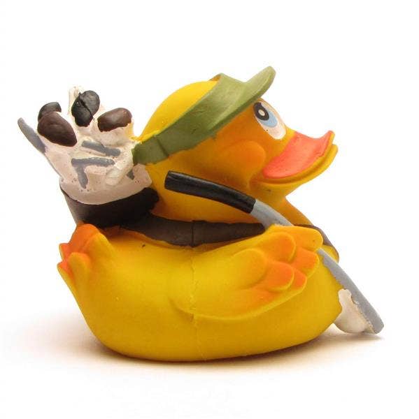 Canard en caoutchouc golfeur - canard en caoutchouc