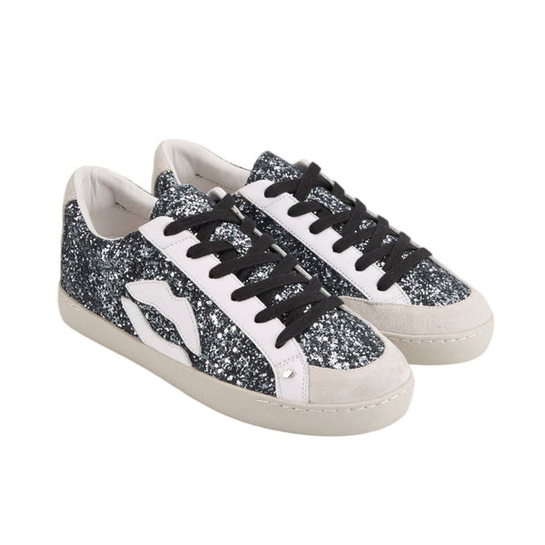 Colette-Glitter Noir: NOIR / 40