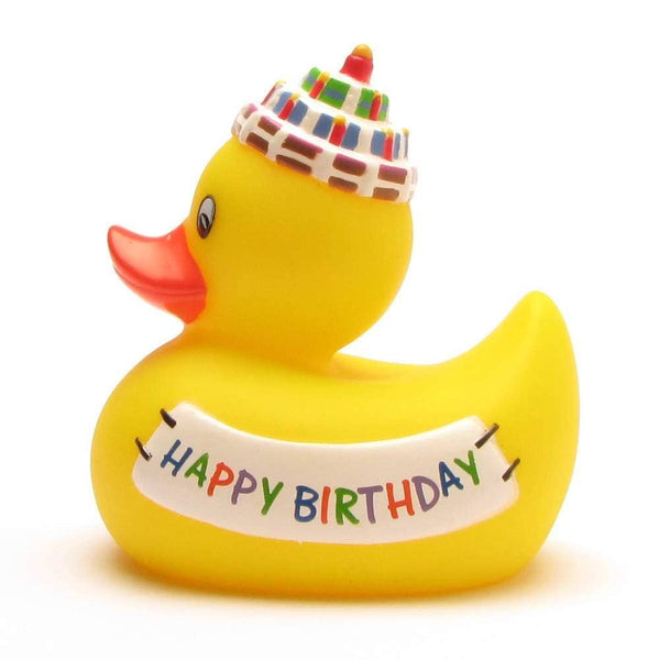 Canard en caoutchouc « Joyeux anniversaire »