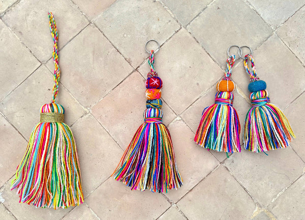 Porte-clés MULAWAN colorés faits main