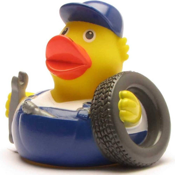 Canard en caoutchouc mécanicien automobile - Canard en caoutchouc