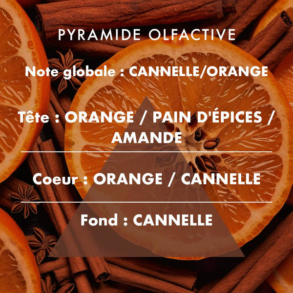 Cannelle Orange - Bougie parfumée 180g - Edition Hiver