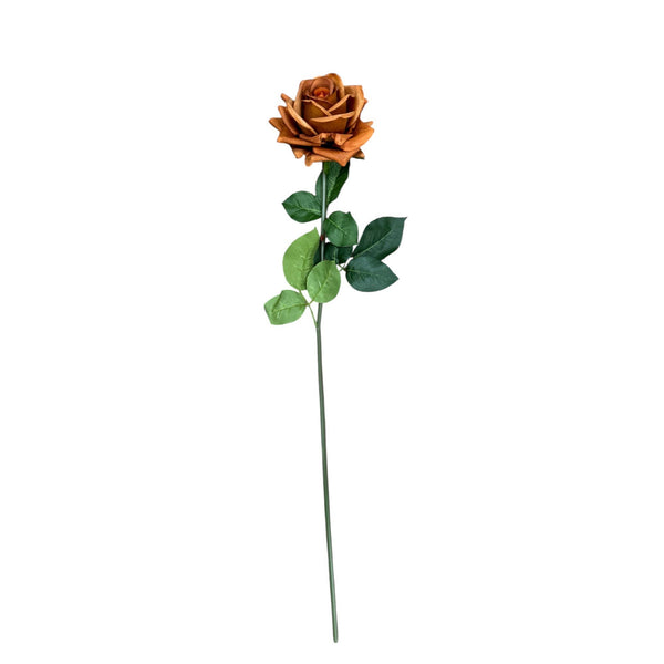 Rose premium 74 cm à grande fleur, toucher réaliste: Rose pâle