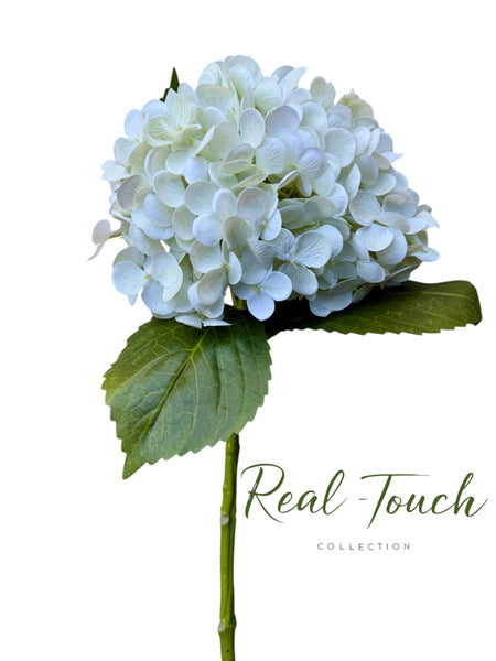 Hydrangée réaliste ultra douce à fleur large de 56 cm: Vert