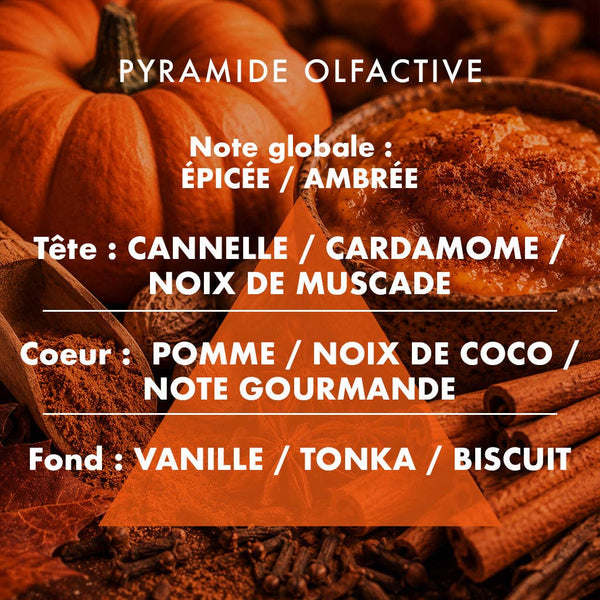 Citrouille Épicée - Bougie parfumée 180g