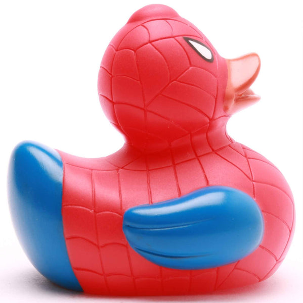 Canard de bain super-héros rouge-bleu - Canard en caoutchouc