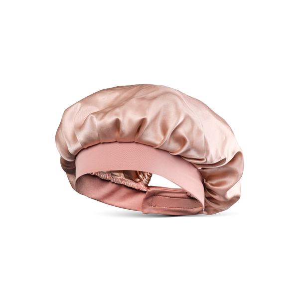 Bonnet de nuit en soie pure: Black