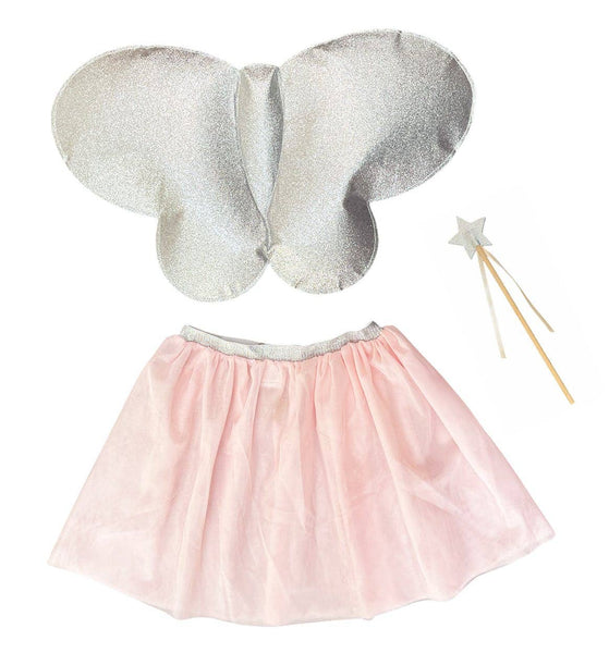 Kit de déguisement papillon rose et argent!