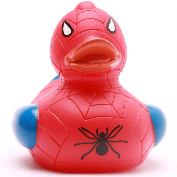 Canard de bain super-héros rouge-bleu - Canard en caoutchouc