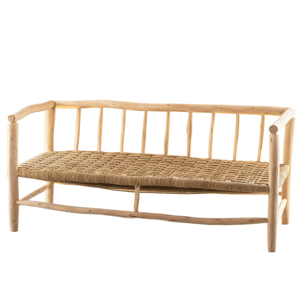 Canapé bois massif ASILAH 190 cm