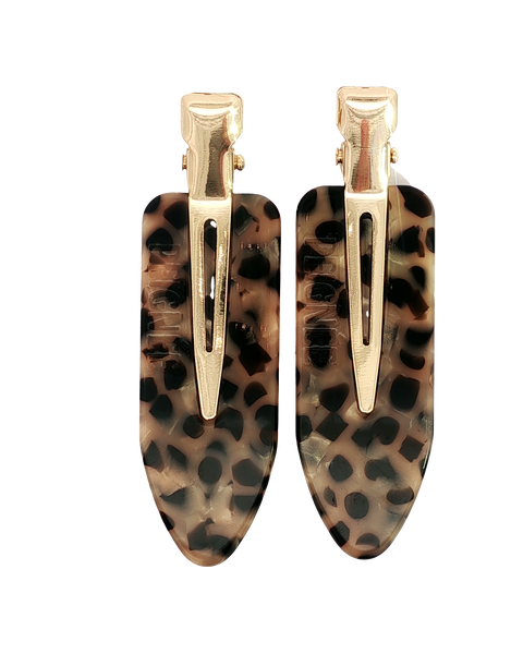 Barrettes Léopard (paire)