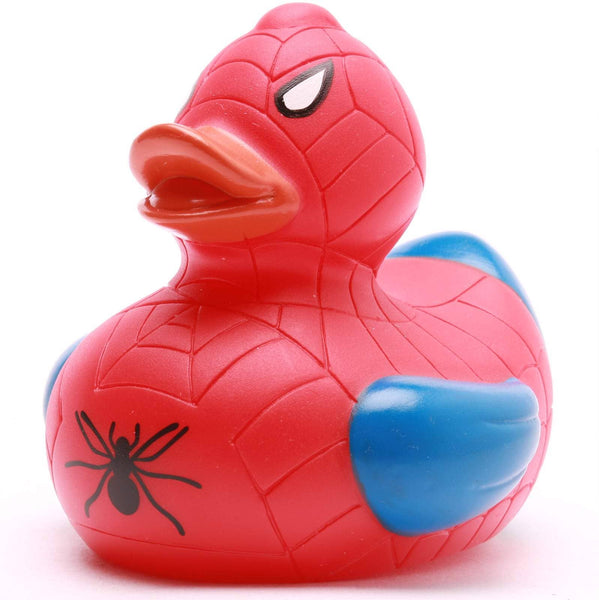 Canard de bain super-héros rouge-bleu - Canard en caoutchouc