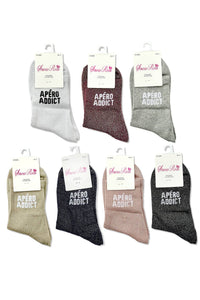 Chaussettes brillantes: Assorties / 36-41