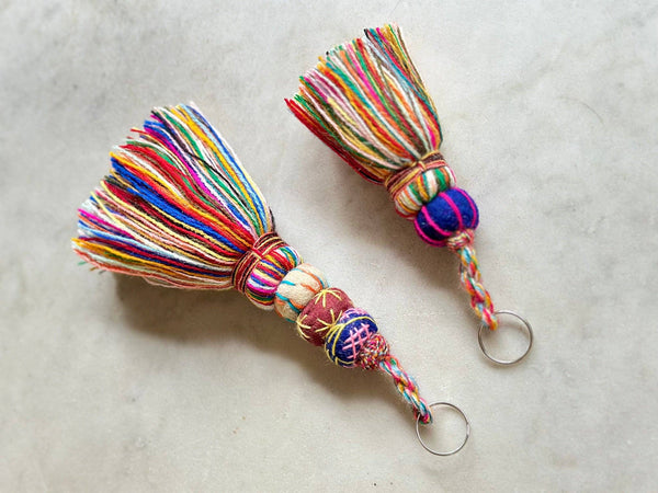 Porte-clés MULAWAN colorés faits main