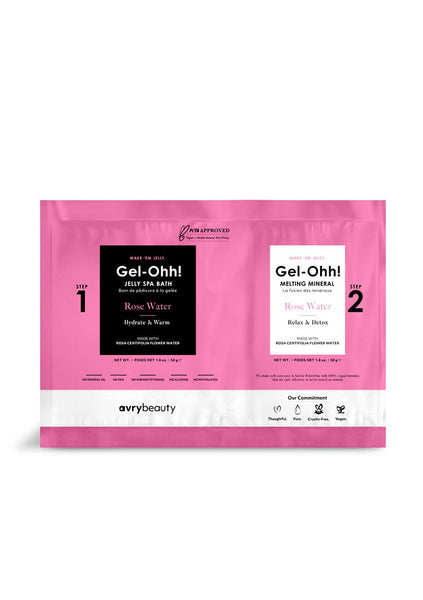 Soins des pieds K-Beauty : Gel-Ohh ! Bain pédicure spa jelly – Eau de rose