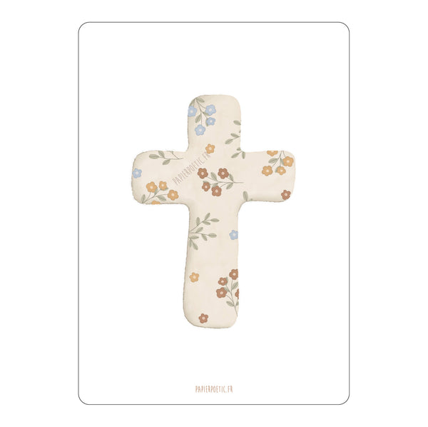 Carte Postale / Card "Croix Fleurie"