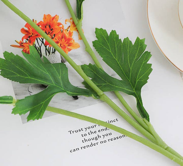 Renoncule artificielle ultra réaliste toucher réel de 46 cm: Rose Begonia