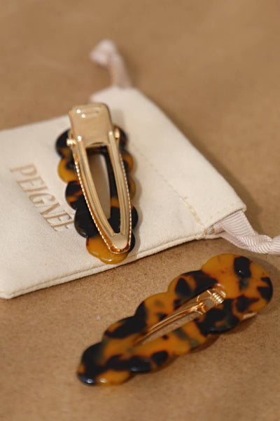 Barrettes Signature - Panthère (Paire)
