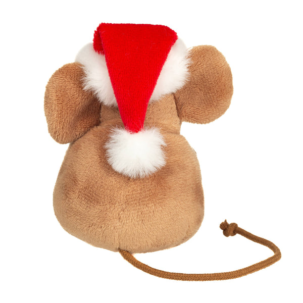 Souris de Noël avec sapin 11 cm - Peluche - Jouet en peluche