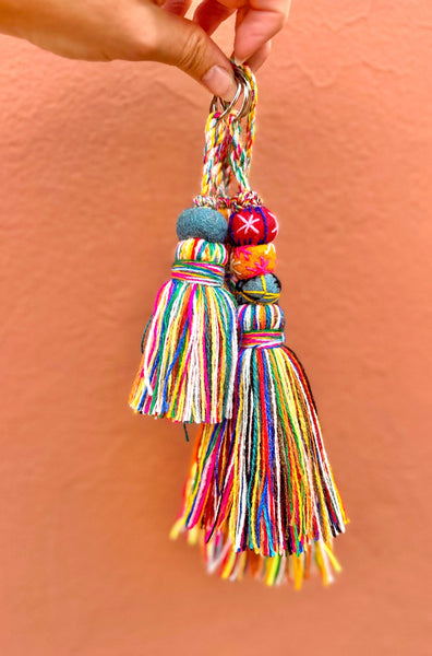Porte-clés MULAWAN colorés faits main