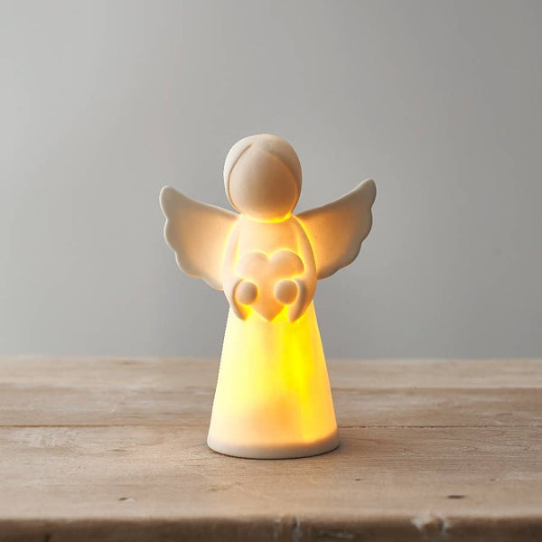 Ange Cœur à DEL moyen