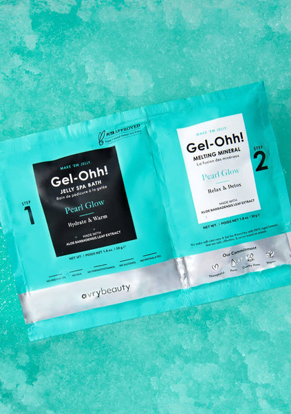 Soins des pieds K-Beauty : Gel-Ohh ! Jelly Spa Pedi - Éclat de perle