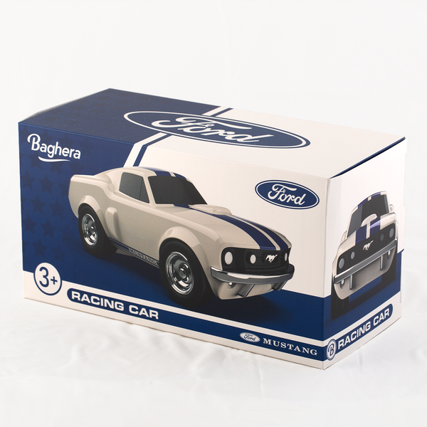 Petite voiture jouet Ford Mustang Beige